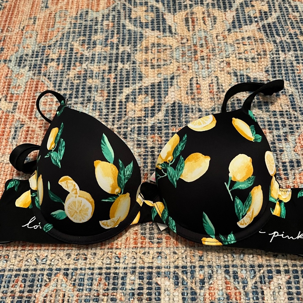 Pink Victoria’s Secret Wear Everywhere Push-Up Bra